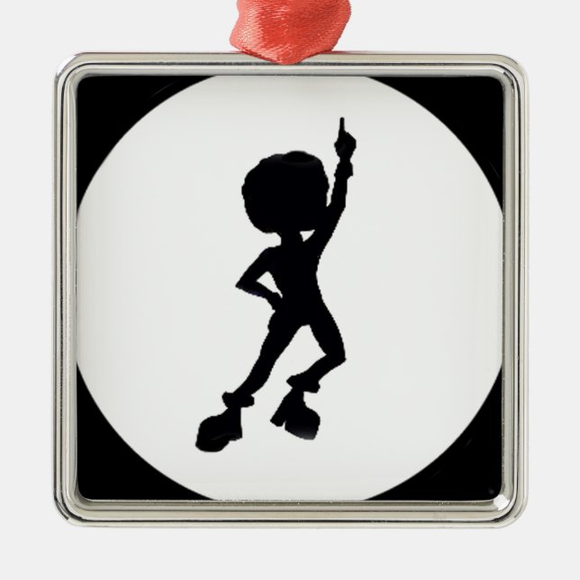 Ornement En Métal Danseur de disco (Devant)