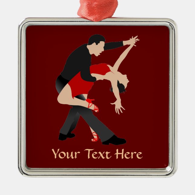 Ornement En Métal Danseurs de tango (customisés) (Devant)