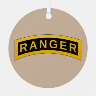 Ornement en métal de l'école des Rangers de l'armé