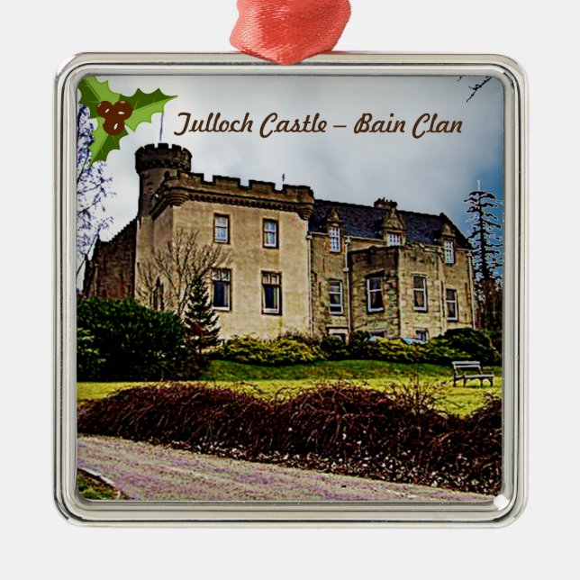 Ornement en métal de Tulloch Castle Clan écossais (Devant)