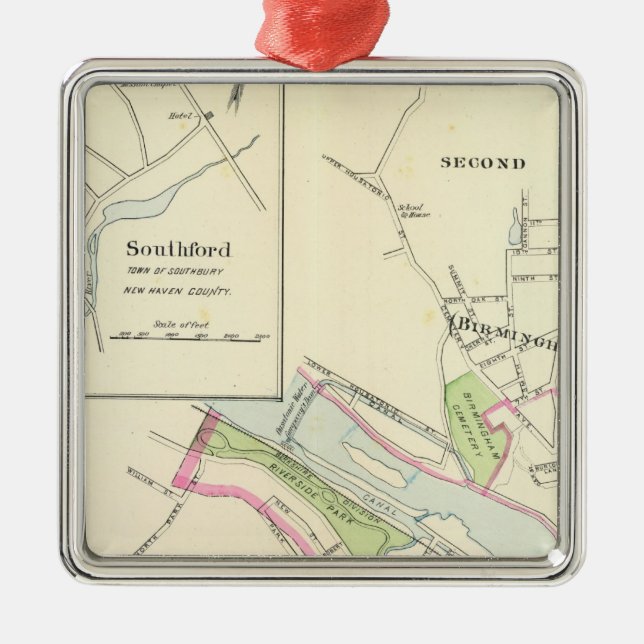 Ornement En Métal Derby, Shelton (Devant)