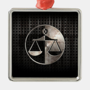 Ornement En Métal Des échelles de justice robustes