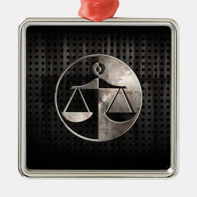 Ornement En Métal Des échelles de justice robustes (Devant)