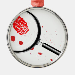 Ornement En Métal Détectives de la loupe