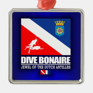 Ornement En Métal Dive Bonaire