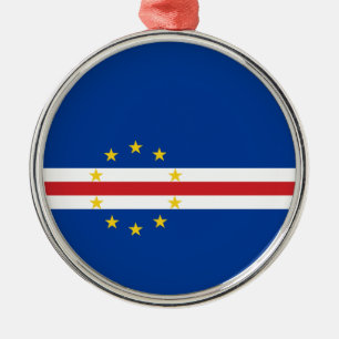 Ornement En Métal Drapeau cap-verdien (Cap-Vert)