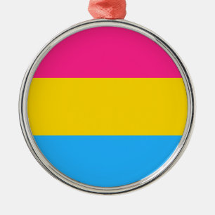 Ornement En Métal Drapeau de fierté pansexuel LGBTQ