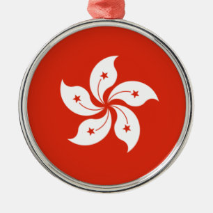 Ornement En Métal Drapeau de l'ornement en céramique de Hong Kong