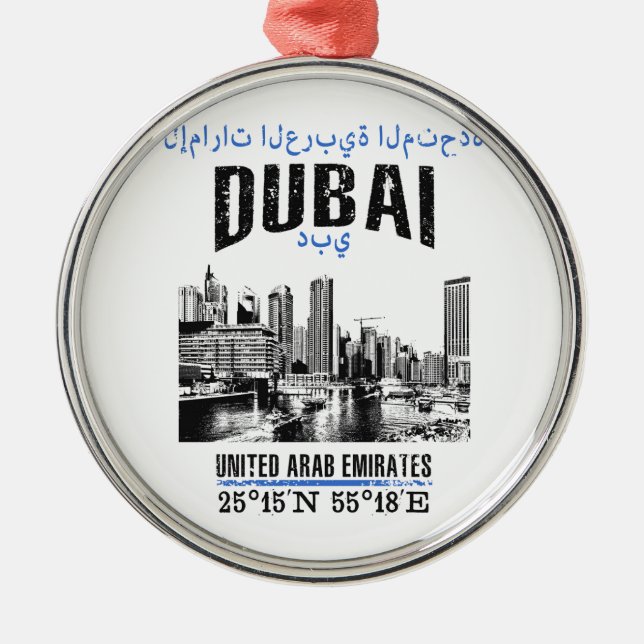 Ornement En Métal Dubaï (Devant)