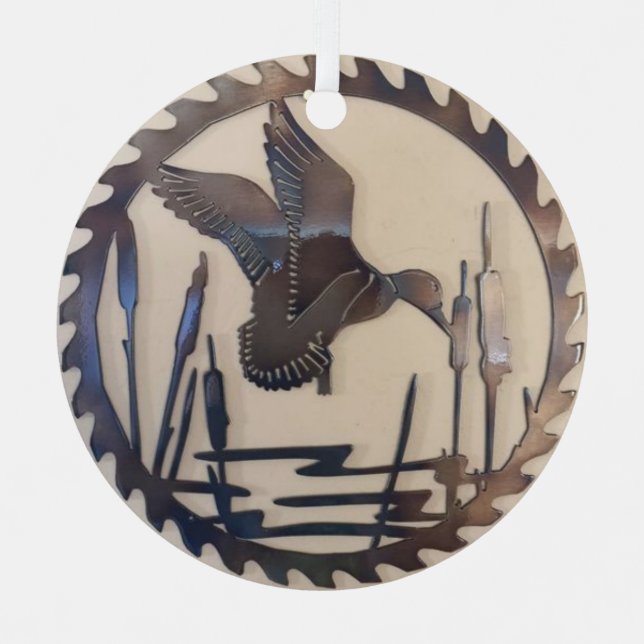 Ornement En Métal "Ducks Galore" (Recto)