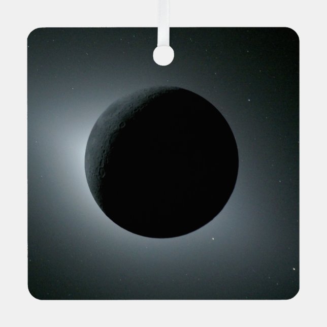 Ornement En Métal Éclipse solaire totale Artemis II (Recto)