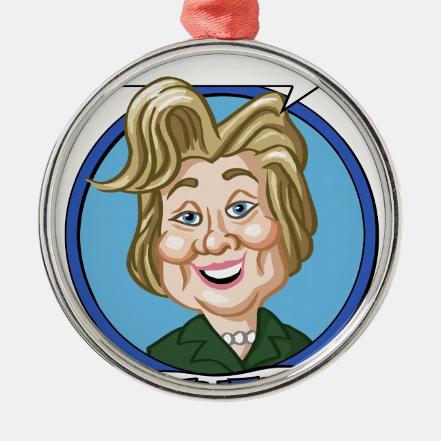 Ornement En Métal Élection 2016 de Hilary Clinton (Devant)
