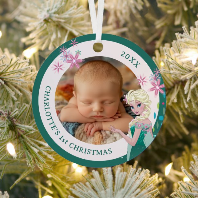 Ornement En Métal Elsa Holiday Wish Photo (Insitu)