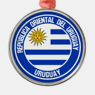 Ornement En Métal Emblème du Cycle d'Uruguay