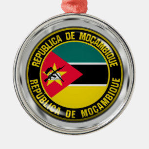 Ornement En Métal Emblème du Mozambique