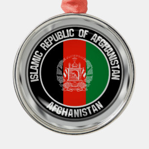 Ornement En Métal Emblème du tour de l'Afghanistan