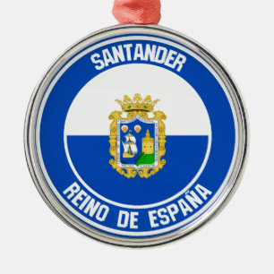 Ornement En Métal Emblème rond de Santander