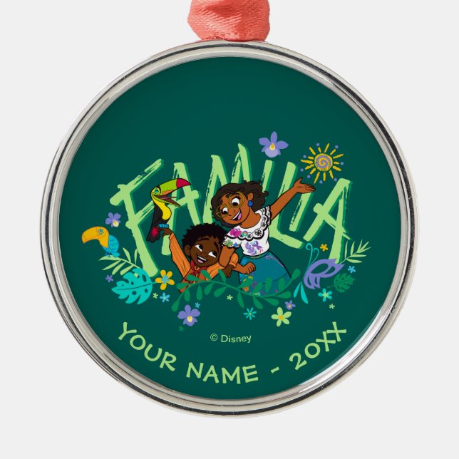 Ornement En Métal Encanto | Antonio & Mirabel - Familia (Devant)