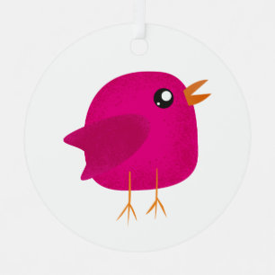 Ornement En Métal Enfants oiseau mignon 