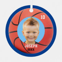 Enfants Sporty Blue Photo Basketball