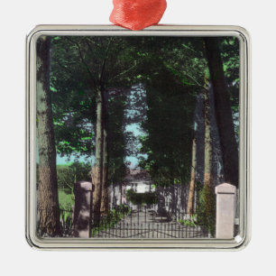 Ornement En Métal Entrée à la vue de Theodore Wagner de maison