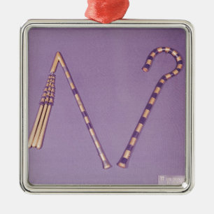 Ornement En Métal Escroc et fléau, de la tombe de Tutankhamun