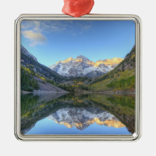 Ornement En Métal États-Unis, Colorado, Maroon Bells-Snowmass