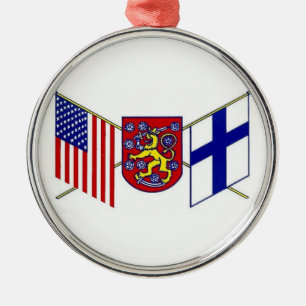 Ornement En Métal Etats-Unis-Manteau de la Bras-Finlande