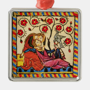 ORNEMENT EN MÉTAL ETERNEL LOVE VALENTINE'S DAY PARCHMENT