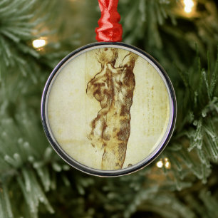 Ornement En Métal Étude de Michel-Ange pour la Bataille de Cascina