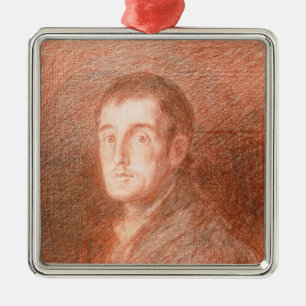 Ornement En Métal Étude pour un portrait équestre