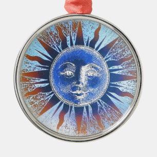 Ornement En Métal Face solaire