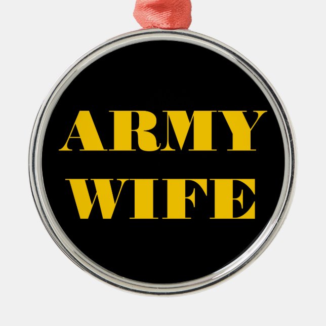 Ornement En Métal Femme de l'armée (Devant)