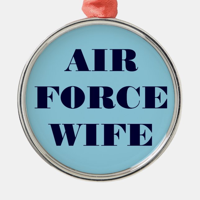 Ornement En Métal Femme de l'armée de l'air (Devant)