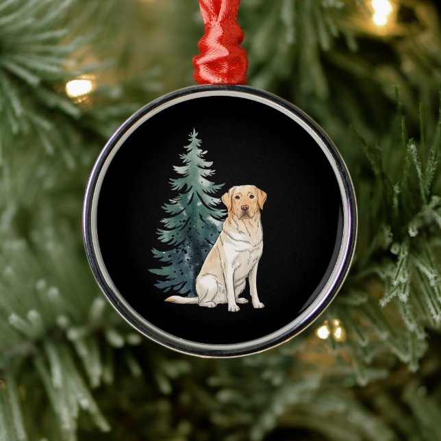 Ornement En Métal Fête des arbres de Noël de chien Amoureux des chie (Arbre)