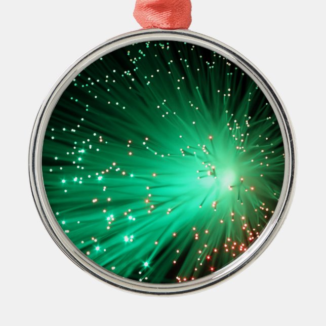 Ornement En Métal Fibres optiques lumineuses (Devant)