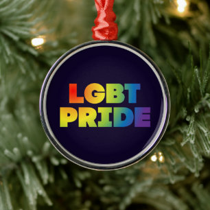 ORNEMENT EN MÉTAL FIERTÉ LGBT