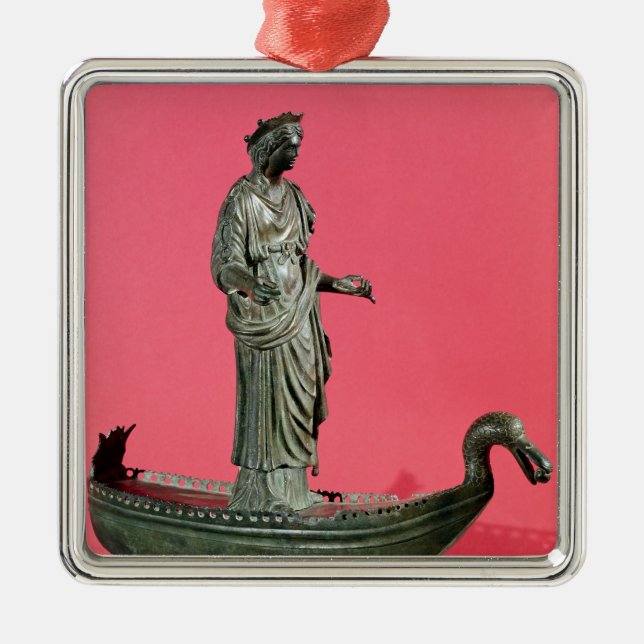 Ornement En Métal Figurine de la déesse Sequana (Devant)