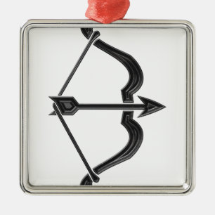 Ornement En Métal Flèche et flèche