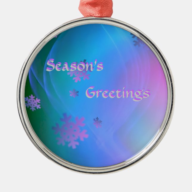 Ornement En Métal Flocon de neige Ornamment (Devant)