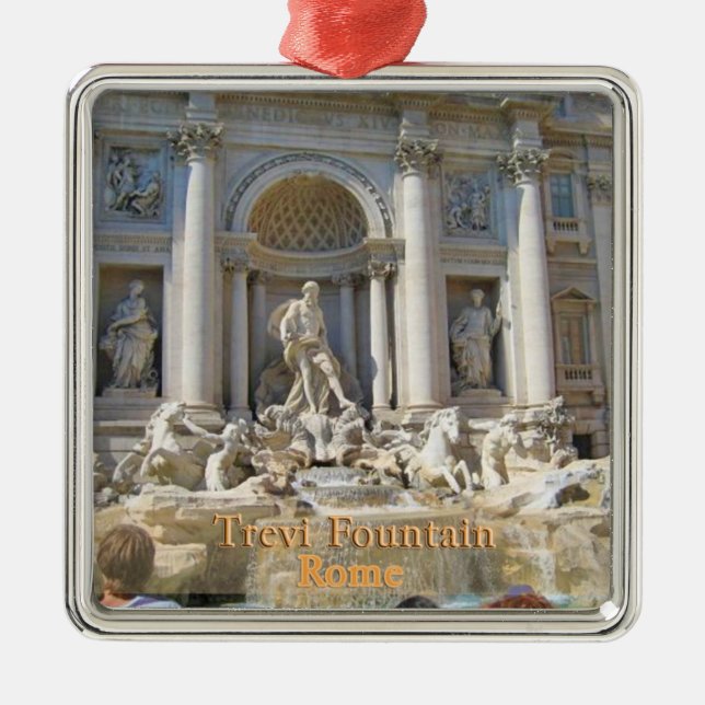 Ornement En Métal Fontaine Rome Italie de TREVI (Devant)