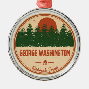 Ornement En Métal Forêt nationale de George Washington