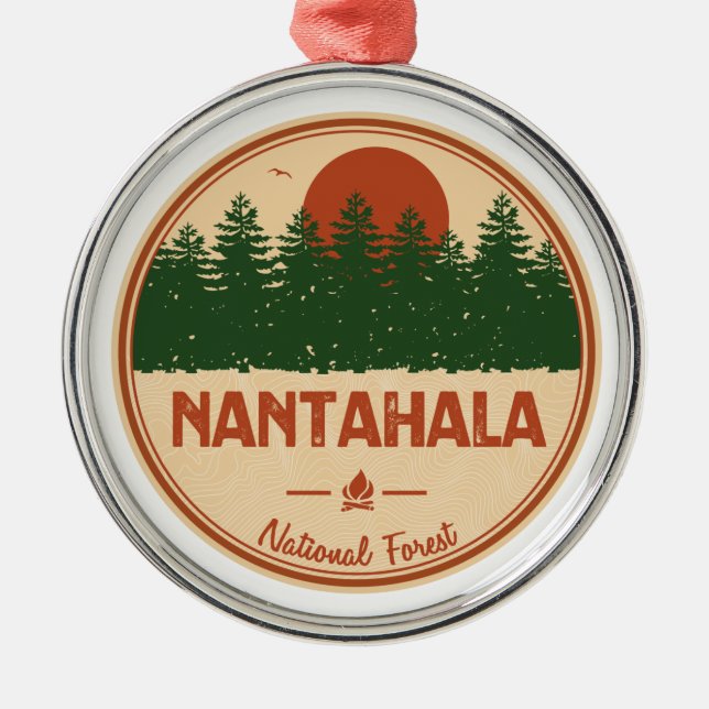 Ornement En Métal Forêt nationale de Nantahala (Devant)