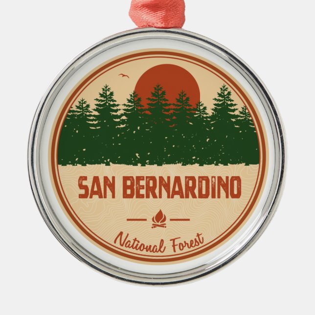 Ornement En Métal Forêt nationale de San Bernardino (Devant)