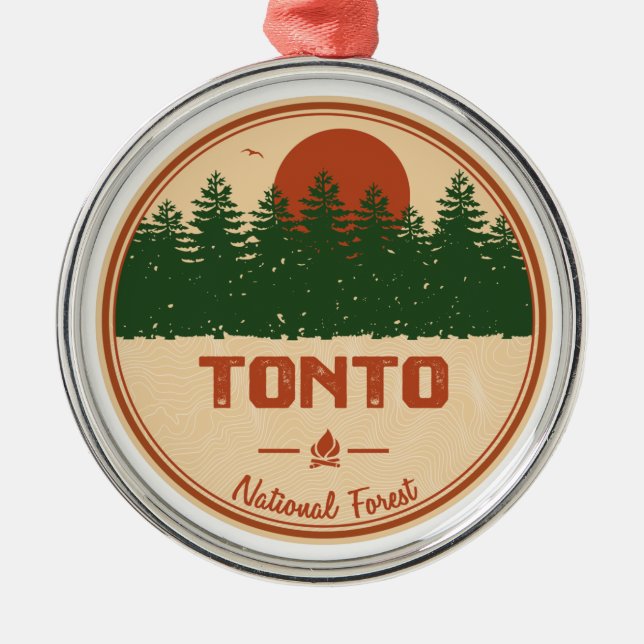 Ornement En Métal Forêt nationale de Tonto (Devant)