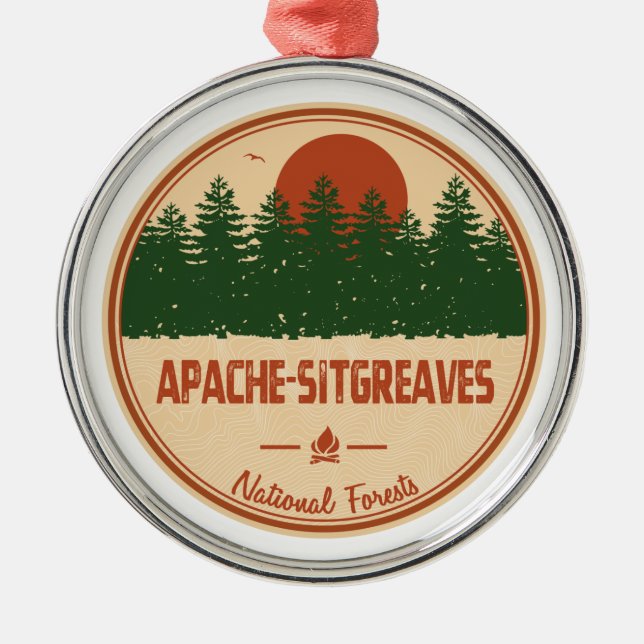 Ornement En Métal Forêts nationales Apache-Sitgreaves (Devant)