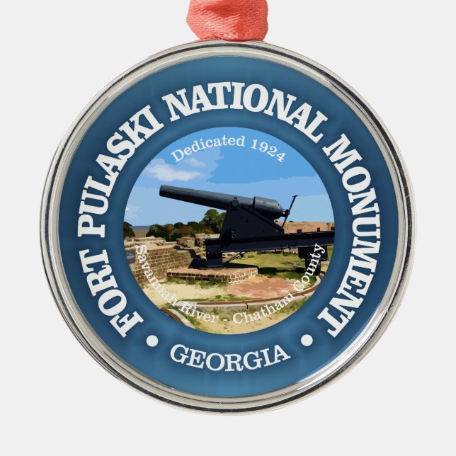 Ornement En Métal Fort Pulaski (NM) (Devant)