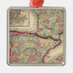 Ornement En Métal France, Espagne, Portugal Carte par Mitchell