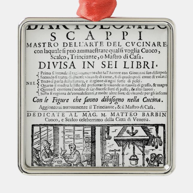 Ornement En Métal Frontispice pour faire cuire le livre de (Devant)