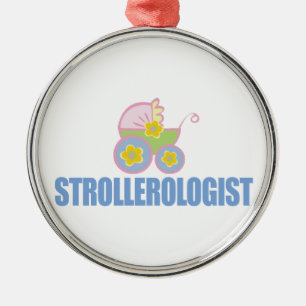 Ornement En Métal Funny Baby Stroller